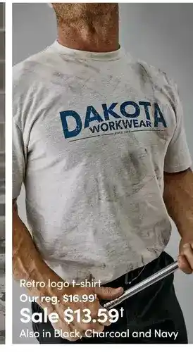 Mark's Retro logo t-shirt offer