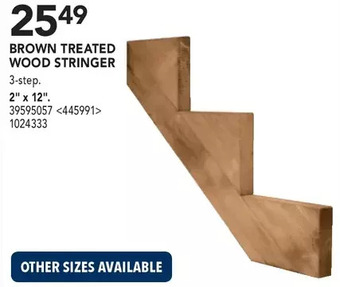 RONA Brown treated wood stringer offer