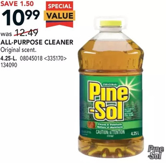 RONA Pine-sol all-purpose cleaner offer