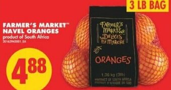 No Frills Farmer's Market Navel Oranges offer
