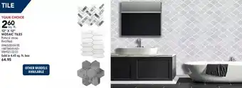 RONA 12" x 12" mosaic tiles offer