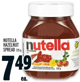 Metro Nutella hazelnut spread offer