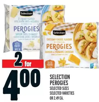 Metro Selection perogies offer