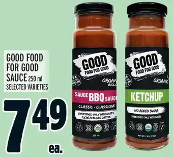Metro Good food for good sauce offer