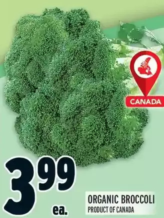 Metro Organic broccoli offer