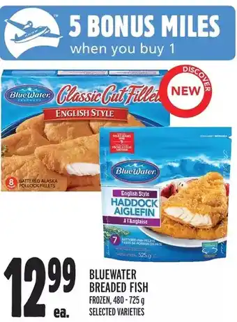 Metro Bluewater breaded fish offer