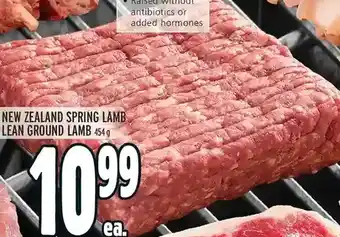 Metro New zealand spring lamb lean ground lamb offer