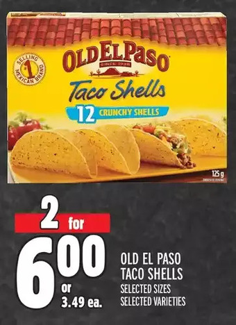 Metro Old el paso taco shells offer