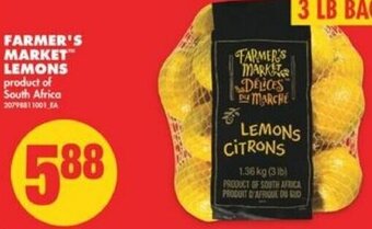 No Frills Farmer's Market Lemons offer