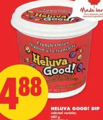 No Frills Heluva Good! Dip 680g offer