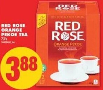 No Frills Red Rose Orange Pekoe Tea 72's offer