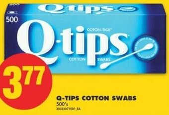 No Frills Q-Tips Cotton Swabs 500's offer