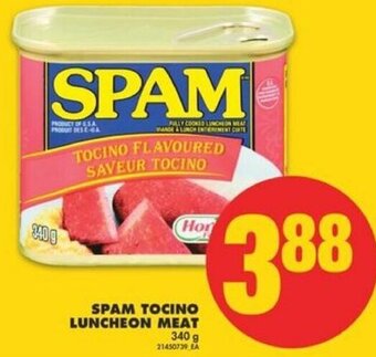 No Frills Spam Tocino Luncheon Meat 340g offer