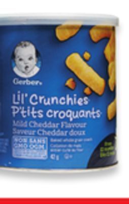 Walmart Gerber lil' crunchies offer