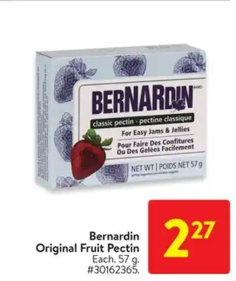 Walmart Bernardin original fruit pectin offer