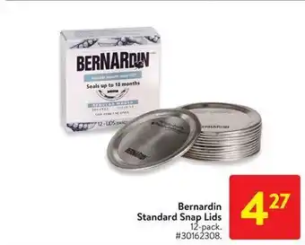 Walmart Bernardin standard snap lids offer