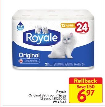 Walmart Royale original bathroom tissue offer