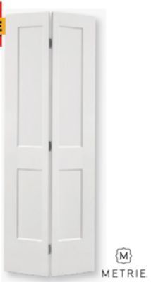 Lowe's Metrie "logan" 2-panel bifold door 24" offer