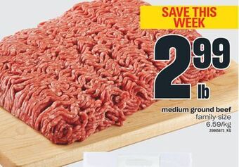 Independent Grocer Medium ground beef offer