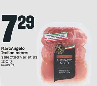 Independent Grocer Marcangelo italian meats, 100 g offer
