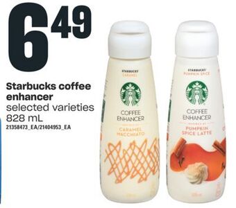 Independent Grocer Starbucks coffee enhancer, 828 ml offer