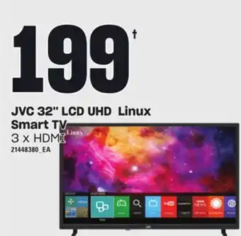 Loblaws Jvc 32" lcd uhd linux smart tv offer