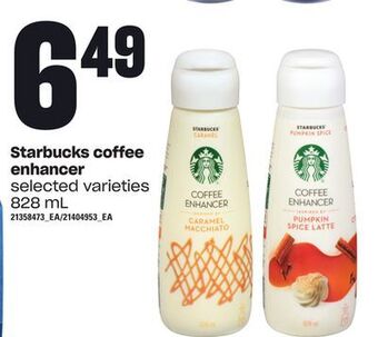 Loblaws Starbucks coffee enhancer, 828 ml offer