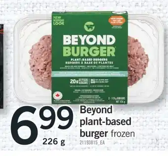 Fortinos Beyond plant-based burger, 226 g offer