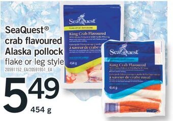 Fortinos Seaquest® crab flavoured alaska pollock, 454 g offer