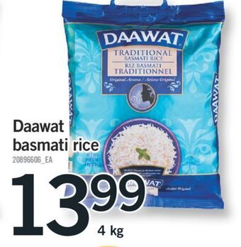 Fortinos Daawat basmati rice, 4 kg offer