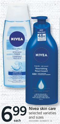 Fortinos Nivea skin care offer