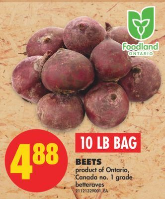 No Frills Beets, 10 lb bag offer