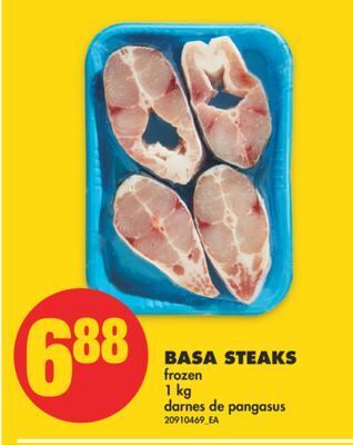 No Frills Basa steaks, 1 kg offer
