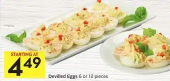 Foodland Devilled eggs 6 or 12 pieces - 5 air miles® bonus miles offer