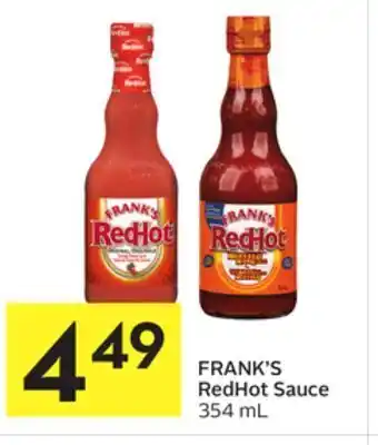 Foodland Frank's redhot sauce 354 ml offer
