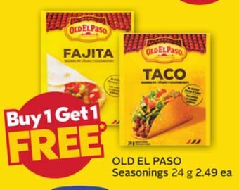Sobeys Old el paso seasonings offer