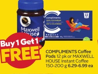 Sobeys Compliments coffee pods offer