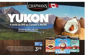 Sobeys Chapman's yukon novelties - 10 air miles® bonus miles offer