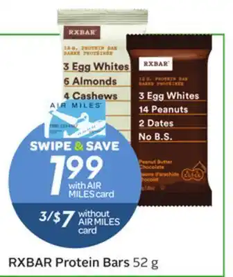 Sobeys Rxbar protein bars offer