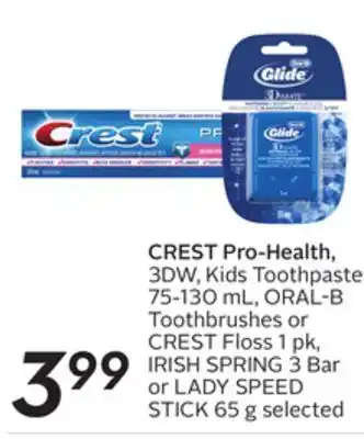 Sobeys Crest pro-health offer