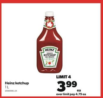 Real Canadian Superstore Heinz ketchup, 1 l offer