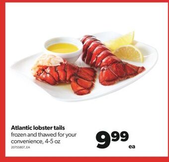 Real Canadian Superstore Atlantic lobster tails, 4-5 oz offer
