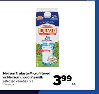 Real Canadian Superstore Neilson trutaste microfiltered or neilson chocolate milk, 2 l offer