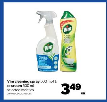 Real Canadian Superstore Vim cleaning spray, 500 ml-1 l or cream, 500 ml offer