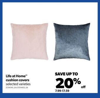 Real Canadian Superstore Life at home™ cushion covers offer