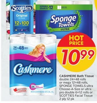 Sobeys Cashmere bath tissue offer