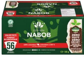 Canadian Tire Nabob coffee pods 56-ct offer