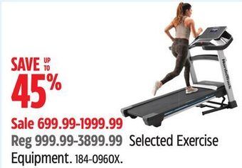 Canadian Tire Proform selected exercise equipment offer