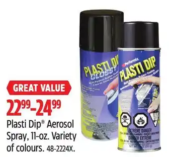 Canadian Tire Plasti dip aerosol spray, 11-oz offer