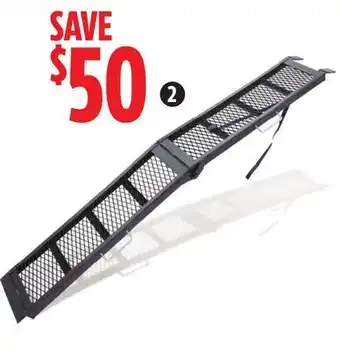 Canadian Tire Dk prime steel mesh power sport loading ramp, 80" offer